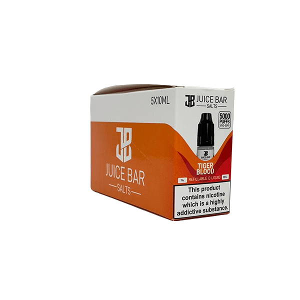 20mg Juice Bar Salts 10ml Nic Salts - Pack Of 5 (50VG/50PG)Vaping ProductsJuice BarVaperrShop