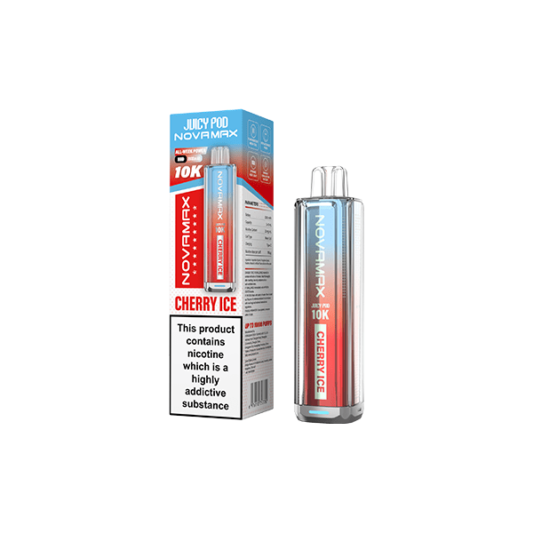 20mg Juicy Pod Novamax Disposable Pod Vape Kit 10000 PuffsVaping ProductsJuicy PodVaperrShop