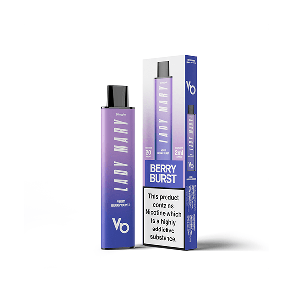 20mg Lady Mary VBS11 Disposable Vape 600 PuffsVaping ProductsVapes BarsVaperr Shop