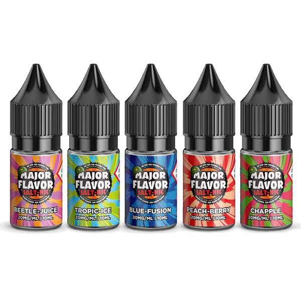 20mg Major Flavor Nic Salts 10ml (60VG/40PG)Vaping ProductsMajor FlavorVaperr Shop