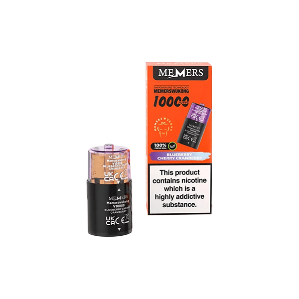 20mg Memers Wukong V10000 Prefilled Pods 10000 PuffsVaping ProductsMemersVaperrShop