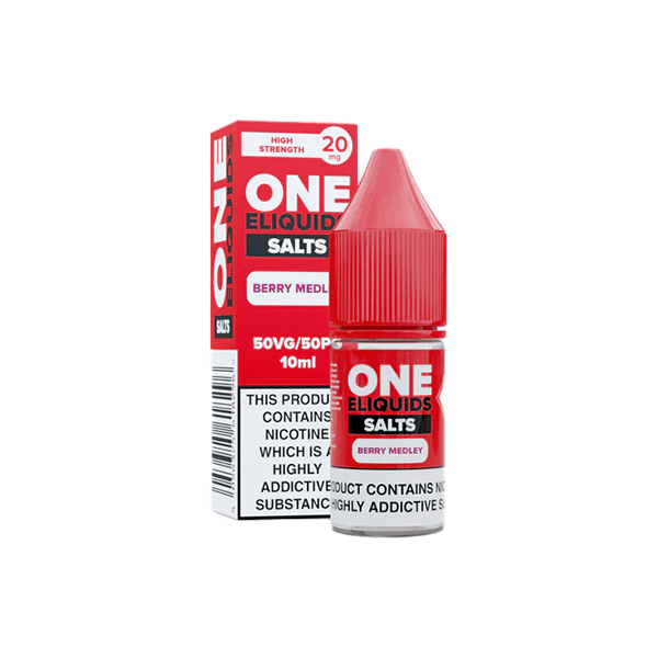 20mg One E - Liquids Flavoured Nic Salts 10ml (50VG/50PG)Vaping ProductsOne EliquidsVaperr Shop