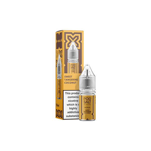 20mg Pod Salt Nexus 10ml Nic Salt (50VG/50PG)Vaping ProductsPod SaltVaperr Shop