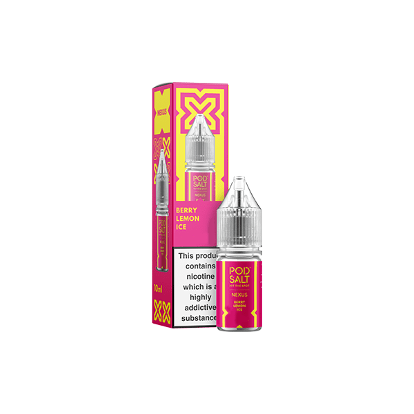 20mg Pod Salt Nexus 10ml Nic Salt (50VG/50PG)Vaping ProductsPod SaltVaperr Shop