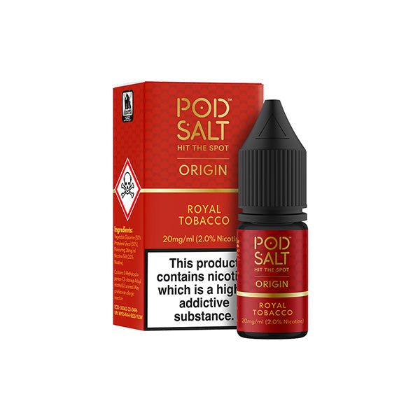 20mg Pod Salt Origins 10ml Nic Salt (50VG/50PG)Vaping ProductsPod SaltVaperr Shop