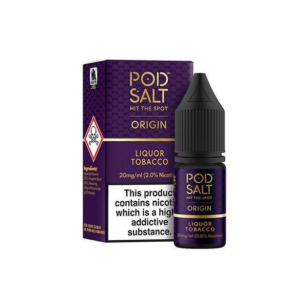 20mg Pod Salt Origins 10ml Nic Salt (50VG/50PG)Vaping ProductsPod SaltVaperr Shop
