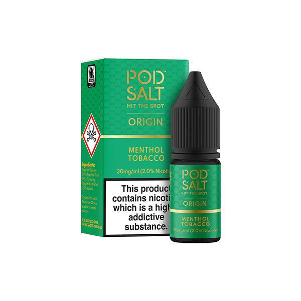 20mg Pod Salt Origins 10ml Nic Salt (50VG/50PG)Vaping ProductsPod SaltVaperr Shop