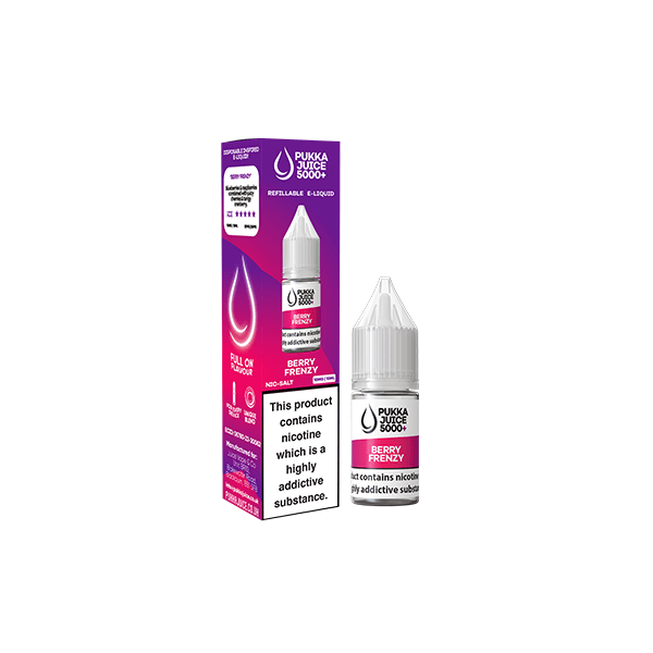 20mg Pukka Juice 5000+ 10ml Nic Salt (50VG/50PG)Vaping ProductsPukka JuiceVaperr Shop