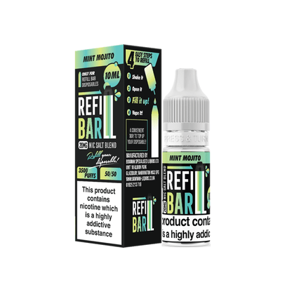 20mg Refill Bar Salts 10ml Nic Salts (50VG/50PG)Vaping ProductsRefill BarVaperr Shop