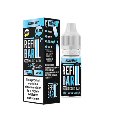 20mg Refill Bar Salts 10ml Nic Salts (50VG/50PG)Vaping ProductsRefill BarVaperr Shop