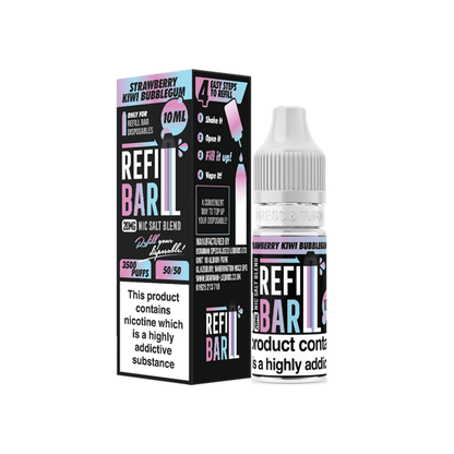 20mg Refill Bar Salts 10ml Nic Salts (50VG/50PG)Vaping ProductsRefill BarVaperr Shop
