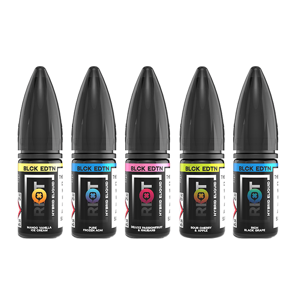 20mg Riot Squad Black Edition V2 Nic Salts 10ml (50VG/50PG)Vaping ProductsRiot SquadVaperr Shop