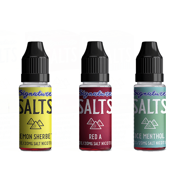 20mg Signature Salts By Signature Vapours 10ml Nic Salt (50VG/50PG)Vaping ProductsSignature VapoursVaperr Shop