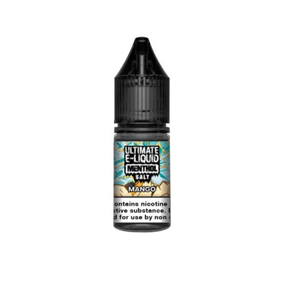 20mg Ultimate E - liquid Menthol Nic Salts 10ml (50VG/50PG)Vaping ProductsUltimate E - liquidVaperr Shop