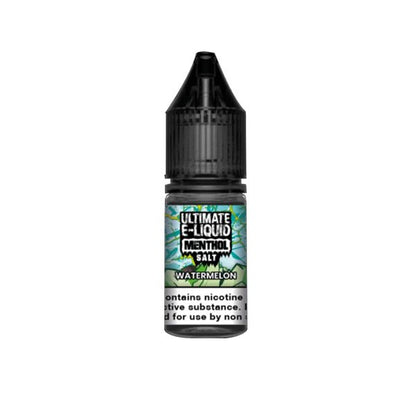 20mg Ultimate E - liquid Menthol Nic Salts 10ml (50VG/50PG)Vaping ProductsUltimate E - liquidVaperr Shop