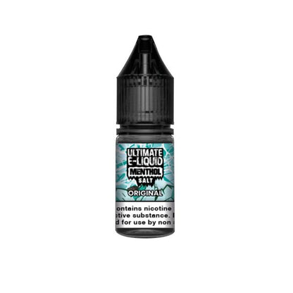 20mg Ultimate E - liquid Menthol Nic Salts 10ml (50VG/50PG)Vaping ProductsUltimate E - liquidVaperr Shop