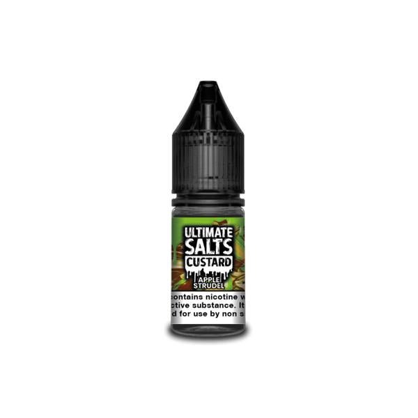 20MG Ultimate Puff Salts Custard 10ML Flavoured Nic SaltsVaping ProductsUltimate PuffVaperr Shop