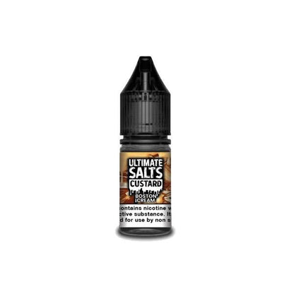 20MG Ultimate Puff Salts Custard 10ML Flavoured Nic SaltsVaping ProductsUltimate PuffVaperr Shop