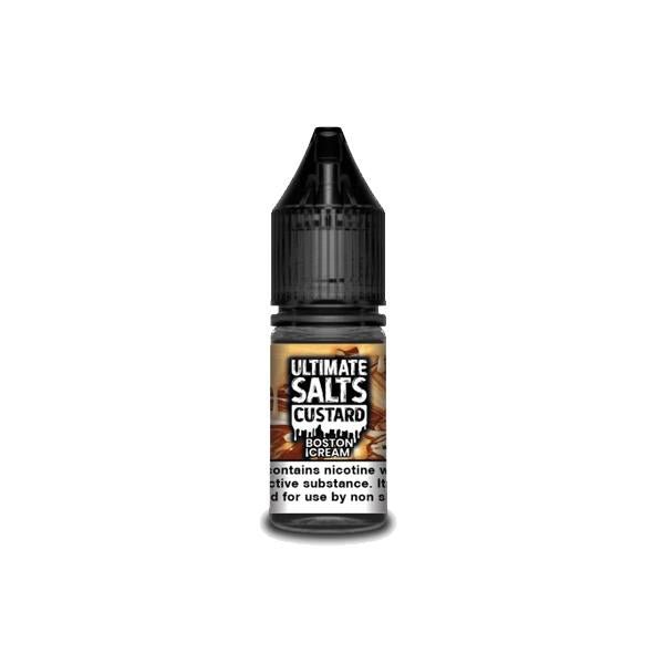 20MG Ultimate Puff Salts Custard 10ML Flavoured Nic SaltsVaping ProductsUltimate PuffVaperr Shop