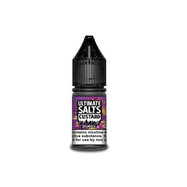 20MG Ultimate Puff Salts Custard 10ML Flavoured Nic SaltsVaping ProductsUltimate PuffVaperr Shop