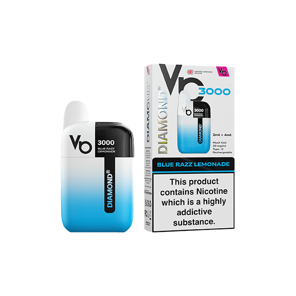 20mg Vapes Bar Diamond 3000 Pod Vape Kit 3000 PuffsVaping ProductsVapes BarsVaperrShop