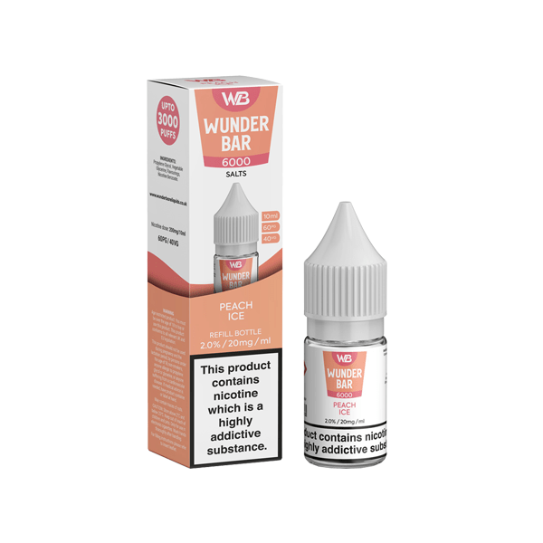 20mg Wunderbar 6000 Salts 10ml Nic Salts (60PG/40VG)Vaping ProductsWunderbarVaperr Shop