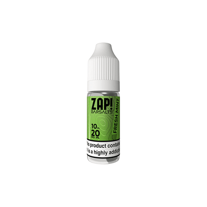 20mg ZAP! Bar Salts Nic Salt 10ml (50VG/50PG)Vaping ProductsZap! JuiceVaperr Shop