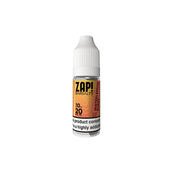 20mg ZAP! Bar Salts Nic Salt 10ml (50VG/50PG)Vaping ProductsZap! JuiceVaperr Shop