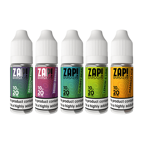 20mg ZAP! Bar Salts Nic Salt 10ml (50VG/50PG)Vaping ProductsZap! JuiceVaperr Shop