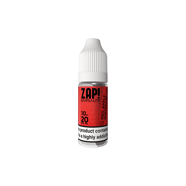 20mg ZAP! Bar Salts Nic Salt 10ml (50VG/50PG)Vaping ProductsZap! JuiceVaperr Shop