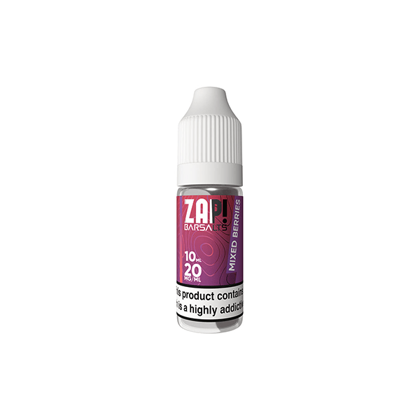 20mg ZAP! Bar Salts Nic Salt 10ml (50VG/50PG)Vaping ProductsZap! JuiceVaperr Shop