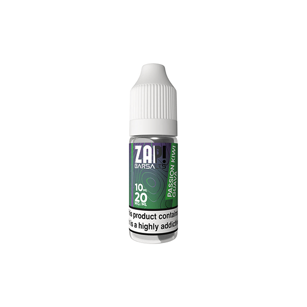 20mg ZAP! Bar Salts Nic Salt 10ml (50VG/50PG)Vaping ProductsZap! JuiceVaperr Shop