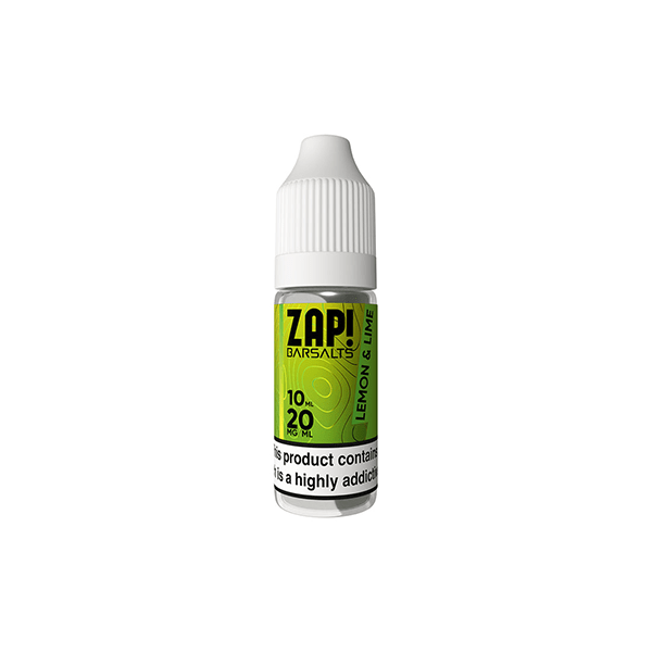 20mg ZAP! Bar Salts Nic Salt 10ml (50VG/50PG)Vaping ProductsZap! JuiceVaperr Shop