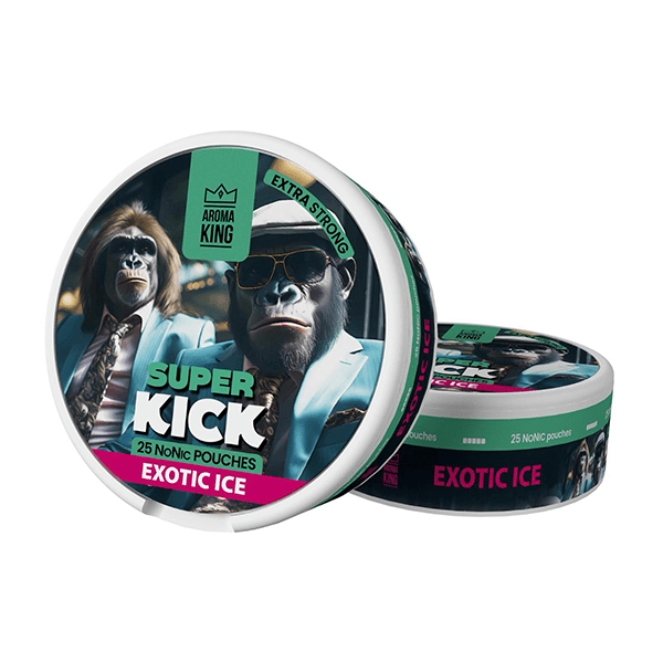 25mg Aroma King Super Kick NoNic Pouches - 25 PouchesSmoking ProductsAroma KingVaperr Shop