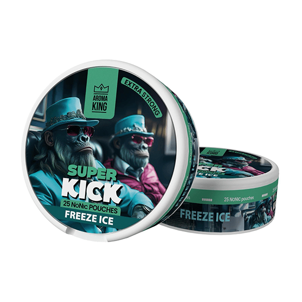 25mg Aroma King Super Kick NoNic Pouches - 25 PouchesSmoking ProductsAroma KingVaperr Shop