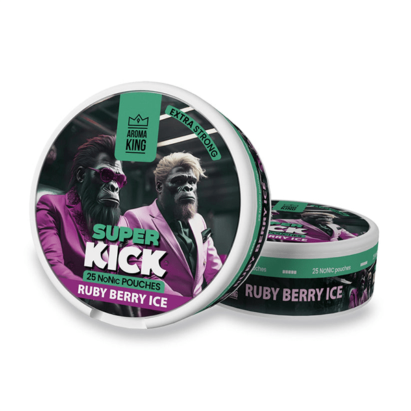 25mg Aroma King Super Kick NoNic Pouches - 25 PouchesSmoking ProductsAroma KingVaperr Shop