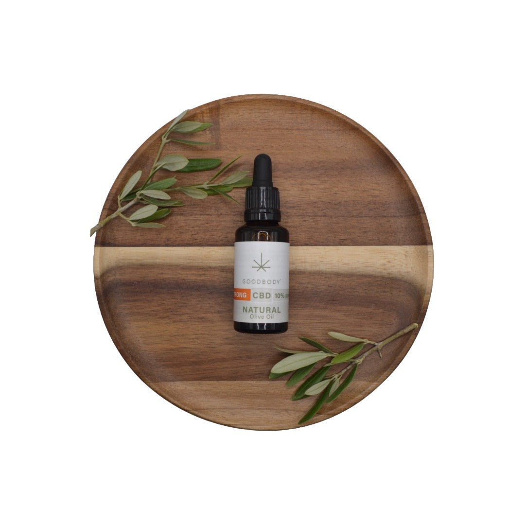 3000mg Goodbody Botanicals 10% CBD Natural Olive Oil Drops - 30mlCBD ProductsGoodbody BotanicalsVaperrShop