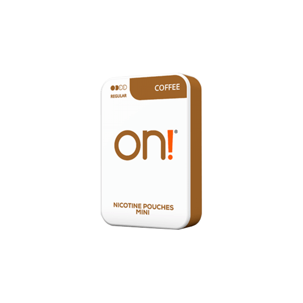 3mg On! Mini Regular Coffee Nicotine Pouches - 20 PouchesSmoking ProductsOn!Vaperr Shop