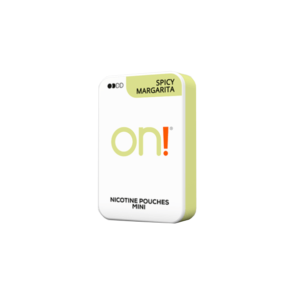 3mg On! Mini Regular Spicy Margarita Nicotine Pouches - 20 PouchesSmoking ProductsOn!Vaperr Shop