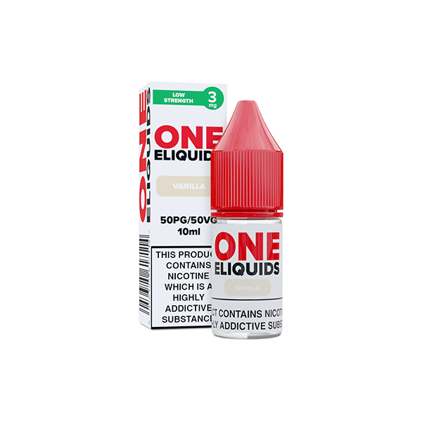 3mg One E - Liquids Flavoured Nicotine E - Liquid 10ml (50VG/50PG)Vaping ProductsOne EliquidsVaperr Shop