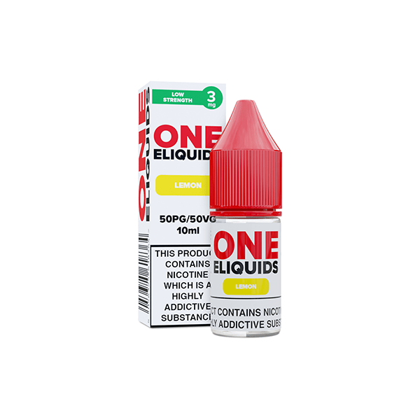3mg One E - Liquids Flavoured Nicotine E - Liquid 10ml (50VG/50PG)Vaping ProductsOne EliquidsVaperr Shop