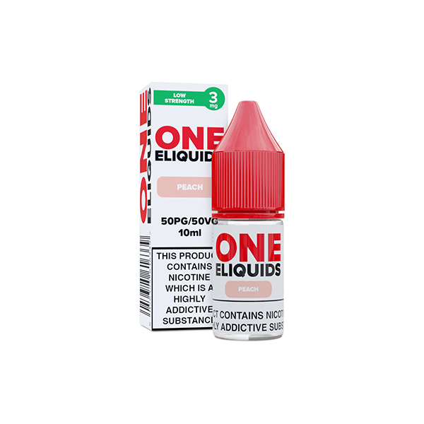 3mg One E - Liquids Flavoured Nicotine E - Liquid 10ml (50VG/50PG)Vaping ProductsOne EliquidsVaperr Shop