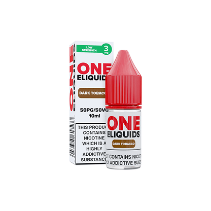 3mg One E - Liquids Flavoured Nicotine E - Liquid 10ml (50VG/50PG)Vaping ProductsOne EliquidsVaperr Shop