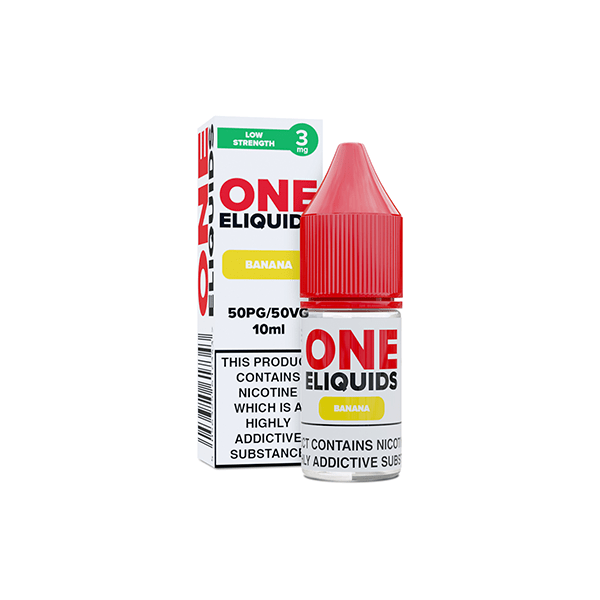 3mg One E - Liquids Flavoured Nicotine E - Liquid 10ml (50VG/50PG)Vaping ProductsOne EliquidsVaperr Shop