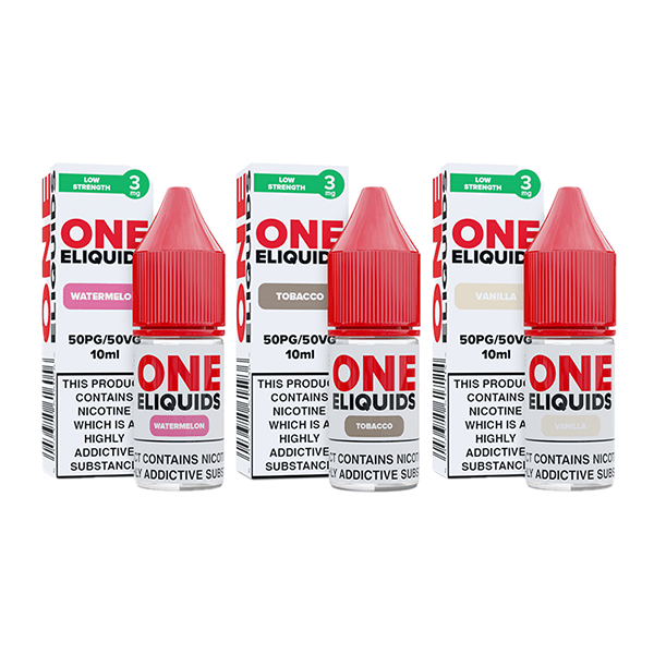3mg One E - Liquids Flavoured Nicotine E - Liquid 10ml (50VG/50PG)Vaping ProductsOne EliquidsVaperr Shop