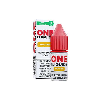 3mg One E - Liquids Flavoured Nicotine E - Liquid 10ml (50VG/50PG)Vaping ProductsOne EliquidsVaperr Shop