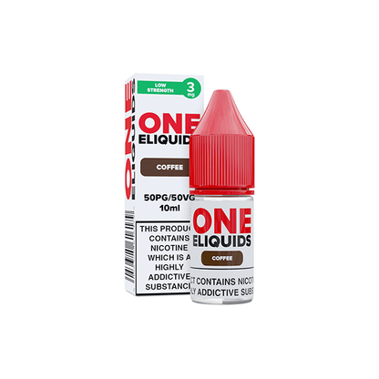 3mg One E - Liquids Flavoured Nicotine E - Liquid 10ml (50VG/50PG)Vaping ProductsOne EliquidsVaperr Shop