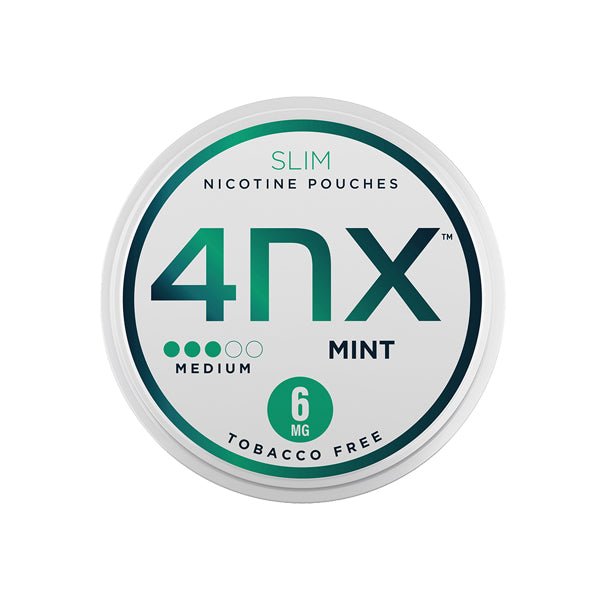 4NX 6mg Mint Slim Nicotine Pouches 20 PouchesSmoking Products4NXVaperr Shop