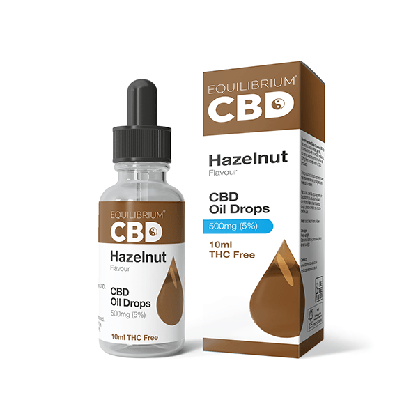 500mg Equilibrium CBD Oil 10ml - Hazelnut FlavourCBD ProductsEquilibrium CBDVaperr Shop