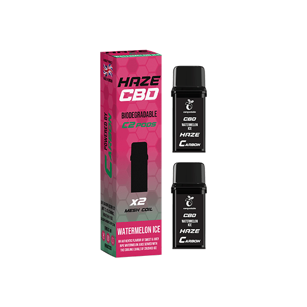 500mg Haze CBD C2 Pods - 800 puffsCBD ProductsHazeVaperr Shop